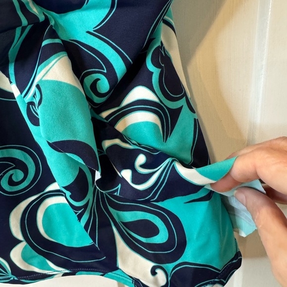 Jamaica Bay Ruffled Tankini Top Size 16 E1.2 - Picture 3 of 9